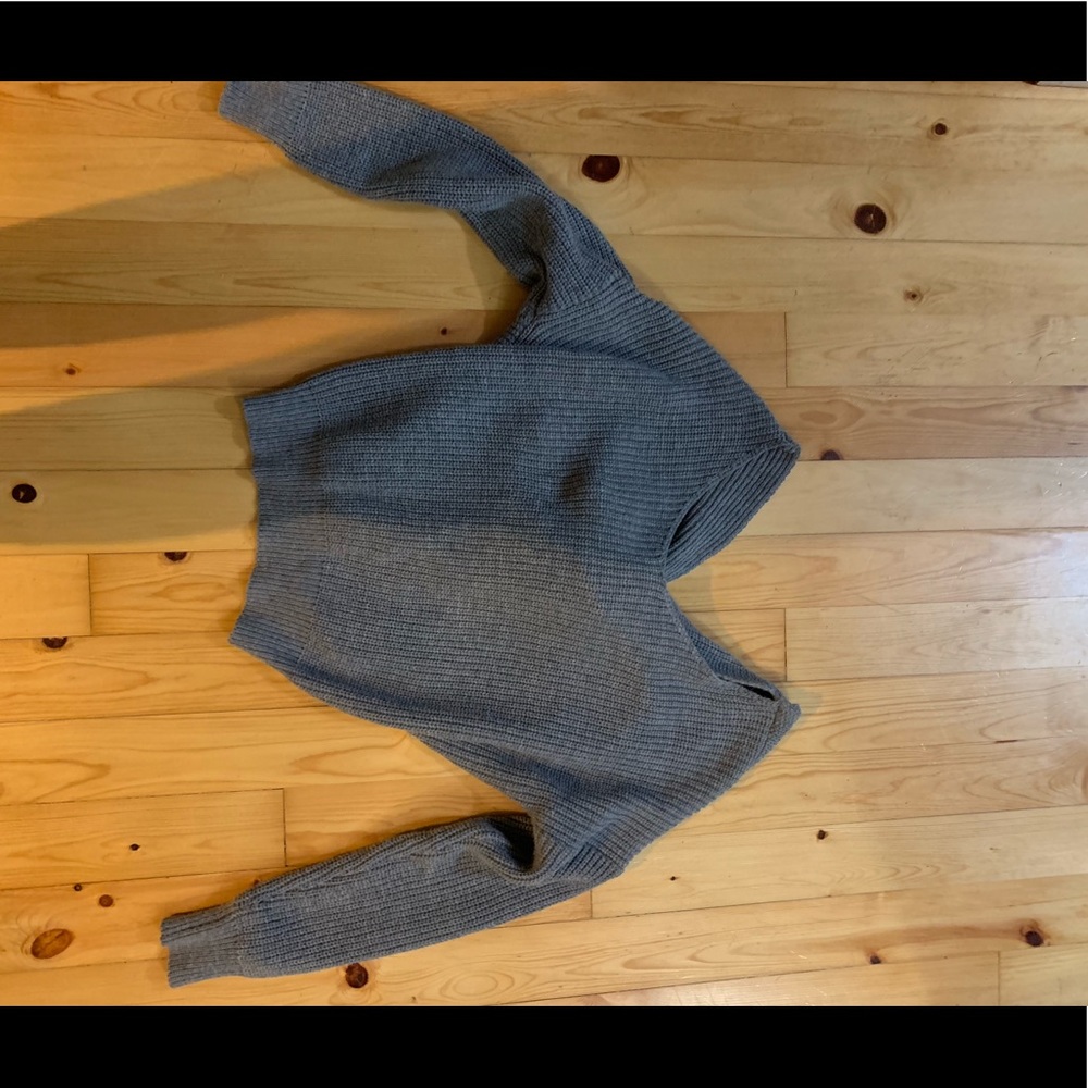 Cute knot back sweater